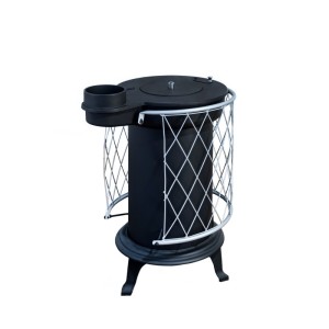 Holzofen für den Außenbereich EIDER RUSTIKAL FÜR DEN AUSSENBEREICH 13,05 kW Kompakt Kaminofen 68x52x41cm