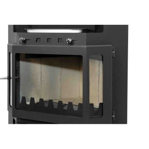 Holzofen LINAM ECKE 10,8 kW Kaminofen für Ecke +A