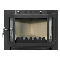 Holzofen LINAM ECKE 10,8 kW Kaminofen für Ecke +A