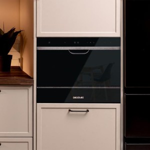 Mini Geschirrspüler halbintegrierbar Kompakt Cecotec Bolero Aguazero 2500 S-BI Schwarzes Glas