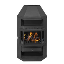 Holzofen LINAM ECKE 10,8 kW Kaminofen für Ecke +A