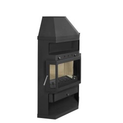 Holzofen LINAM ECKE 10,8 kW Kaminofen für Ecke +A