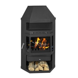 Holzofen LINAM ECKE 10,8 kW Kaminofen für Ecke +A
