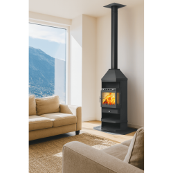 Estufa de Leña LINAM ESQUINA 10,8 kW