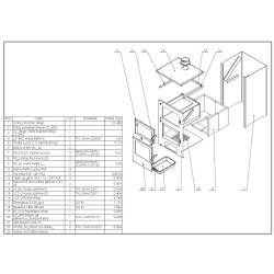 Holzofen mit Backofen QUARTZ 12,4 kW Kaminofen +A