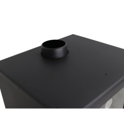 Holzofen mit Backofen QUARTZ 12,4 kW Kaminofen +A