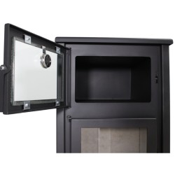 Holzofen mit Backofen QUARTZ 12,4 kW Kaminofen +A