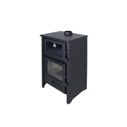 Holzofen mit Backofen QUARTZ 12,4 kW Kaminofen +A