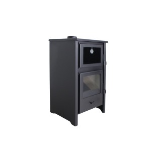 Holzofen mit Backofen QUARTZ 12,4 kW Kaminofen +A