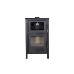 Holzofen mit Backofen QUARTZ 12,4 kW Kaminofen +A