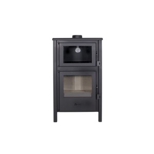 Holzofen mit Backofen QUARTZ 12,4 kW Kaminofen +A