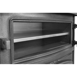 Holzofen aus Gusseisen mit Backofen ANTARES IRON BACKOFEN 24 kW Kaminofen +A