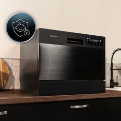 Mini Geschirrspüler Cecotec Bolero Aguazero 2300 Dark Compact