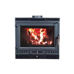 Einbau-Holzofen mit Belüftung INSERT AURORA ECO IRON 70 BELÜFTET 13,3 kW Kaminofen +A