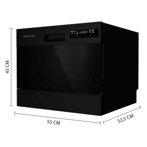 Mini Geschirrspüler Cecotec Bolero Aguazero 2300 Dark Compact