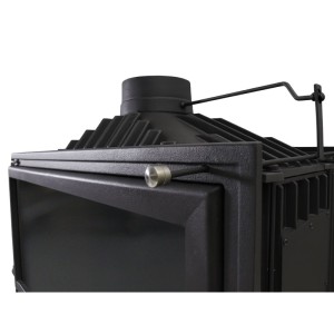 Holzofen für den Wohnbereich EIDER HOGAR 90 Tunnel 2 Seiten 16,2 kW Kaminofen +A