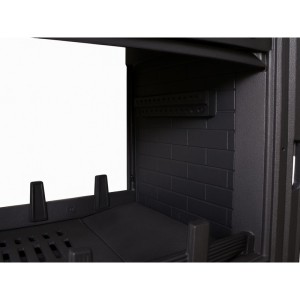 Holzofen für den Wohnbereich EIDER HOGAR 90 Tunnel 2 Seiten 16,2 kW Kaminofen +A