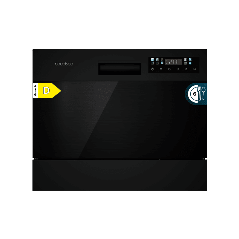 Mini Geschirrspüler Cecotec Bolero Aguazero 2300 Dark Compact
