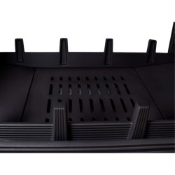 Holzofen für den Wohnbereich EIDER HOGAR 90 Tunnel 2 Seiten 16,2 kW Kaminofen +A