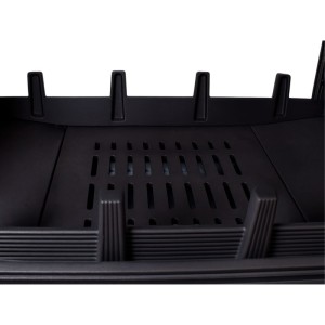 Holzofen für den Wohnbereich EIDER HOGAR 90 Tunnel 2 Seiten 16,2 kW Kaminofen +A