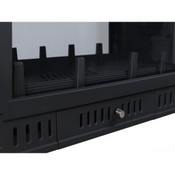 Holzofen für den Wohnbereich EIDER HOGAR 90 Tunnel 2 Seiten 16,2 kW Kaminofen +A