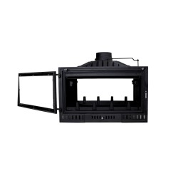 Holzofen für den Wohnbereich EIDER HOGAR 90 Tunnel 2 Seiten 16,2 kW Kaminofen +A