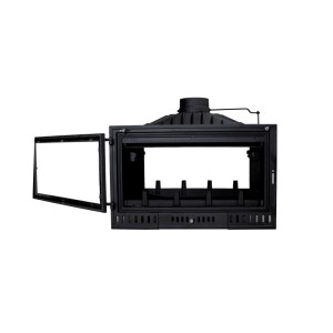 Holzofen für den Wohnbereich EIDER HOGAR 90 Tunnel 2 Seiten 16,2 kW Kaminofen +A