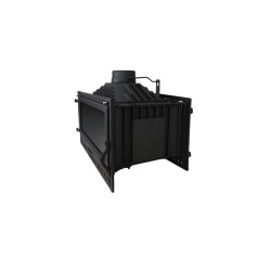 Holzofen für den Wohnbereich EIDER HOGAR 90 Tunnel 2 Seiten 16,2 kW Kaminofen +A