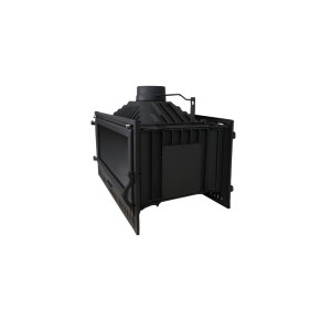 Holzofen für den Wohnbereich EIDER HOGAR 90 Tunnel 2 Seiten 16,2 kW Kaminofen +A