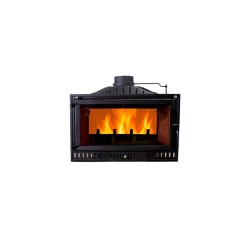 Holzofen für den Wohnbereich EIDER HOGAR 90 Tunnel 2 Seiten 16,2 kW Kaminofen +A
