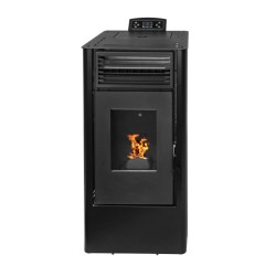 Pelletofen NEBULA 9 kW Schwarz Pelletheizung A+