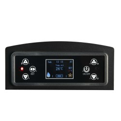 Estufa de Pellet NEBULA 9 kW Negra