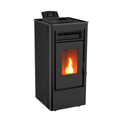 Pelletofen NEBULA 9 kW Schwarz Pelletheizung A+