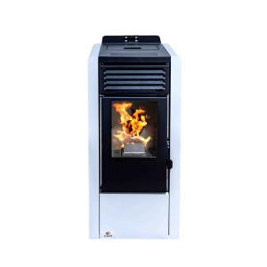 Estufa de Pellet AURUM 10 kW Blanca