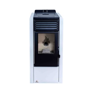 Estufa de Pellet AURUM 10 kW Blanca