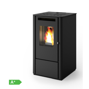 Estufa de Pellet THELMA 9,5 kW Negra