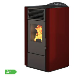 Pelletofen LORY 9,5 kW Bordeaux
