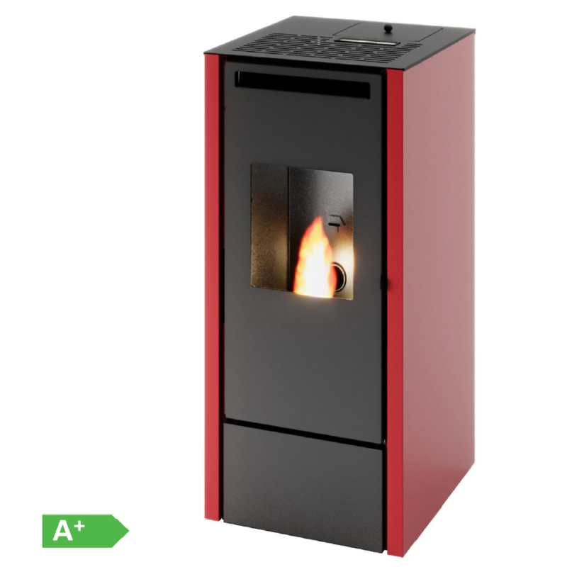 Pelletofen mit Kanalisierung CINZIA 11 kW