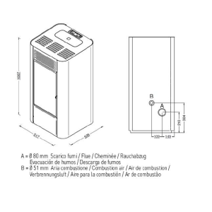 Estufa de Pellet LAILA 13,8 kW