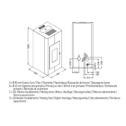 Hidroestufa de Pellet ILARIA 17,5 kW