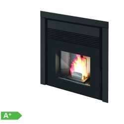 Einbau-Pelletofen mit Kanalisierung GINO 9,5 kW