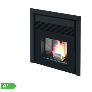 Einbau-Pelletofen mit Kanalisierung GINO 9,5 kW