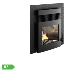 Estufa de Pellet Insertable Canalizada ALESSIO 9,5 kW