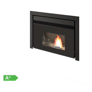 Einbau-Pelletofen mit doppelter Kanalisierung DANIEL 9,5 kW
