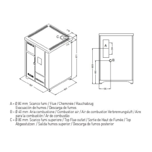 Pelletküche LEA 6 kW