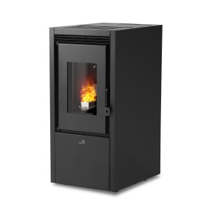 Pelletofen COINTRA GARDA Modulierend 6,8 kW aus Stahl und Gusseisen