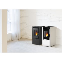 Pelletofen COINTRA GARDA Modulierend 10,6 kW aus Stahl und Gusseisen