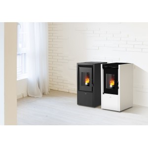 Pelletofen COINTRA GARDA Modulierend 10,6 kW aus Stahl und Gusseisen