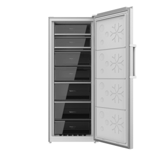 Cecotec Bolero CoolMarket UF 380 Inox Vertikal-Gefrierschrank mit einem Fassungsvermögen von 380 Litern