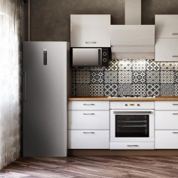 Cecotec Bolero CoolMarket UF 380 Inox Vertikal-Gefrierschrank mit einem Fassungsvermögen von 380 Litern
